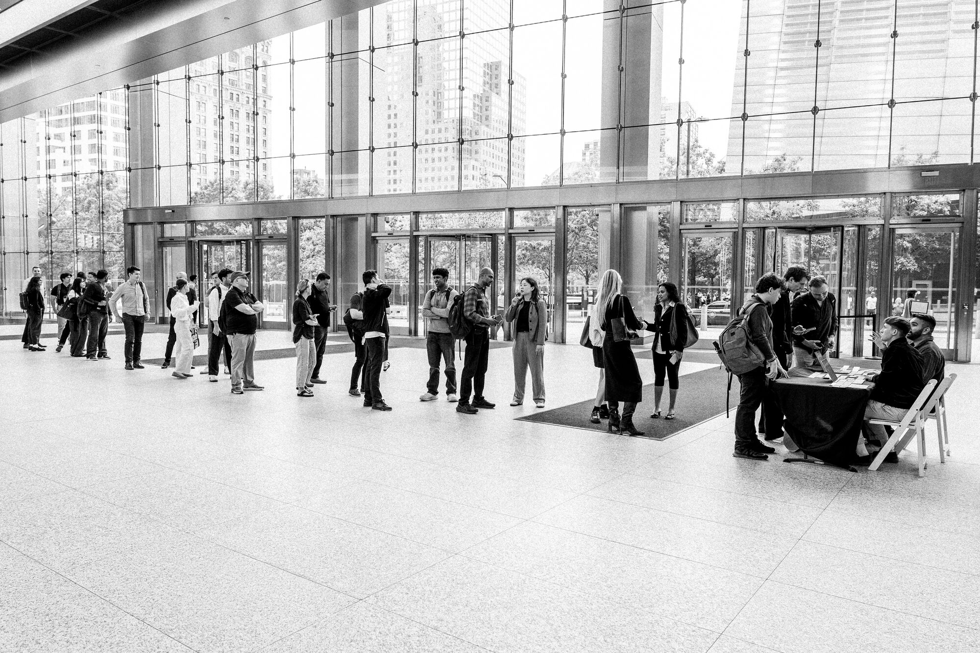 Check-in at the McKinsey & Company Global HQ lobby